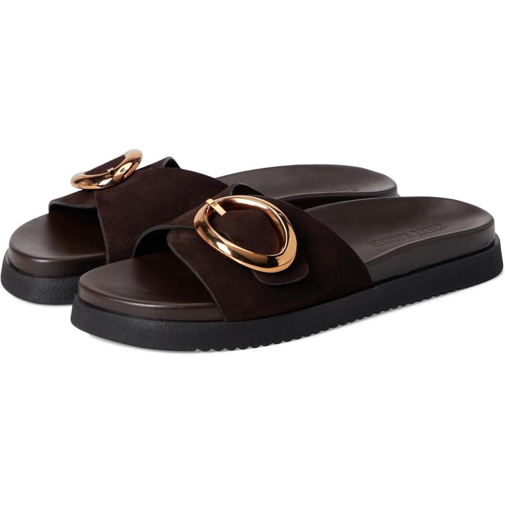 image:imageSteve Madden Womens Mandie Slide SandalBrown Suede
