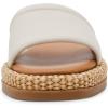 Steve Madden Women’s Boardwalk Slide Sandal(Bone Leather)