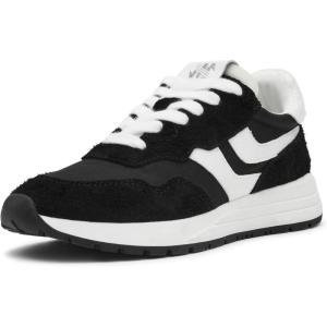 Steve Madden Women’s Burst Sneaker(Black/White)