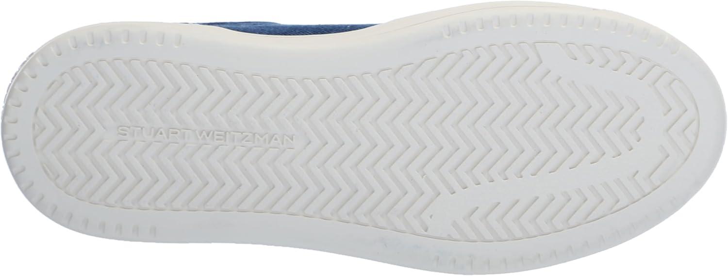 image:imageStuart Weitzman Womens Courtside Pearl SneakerWashedWhite