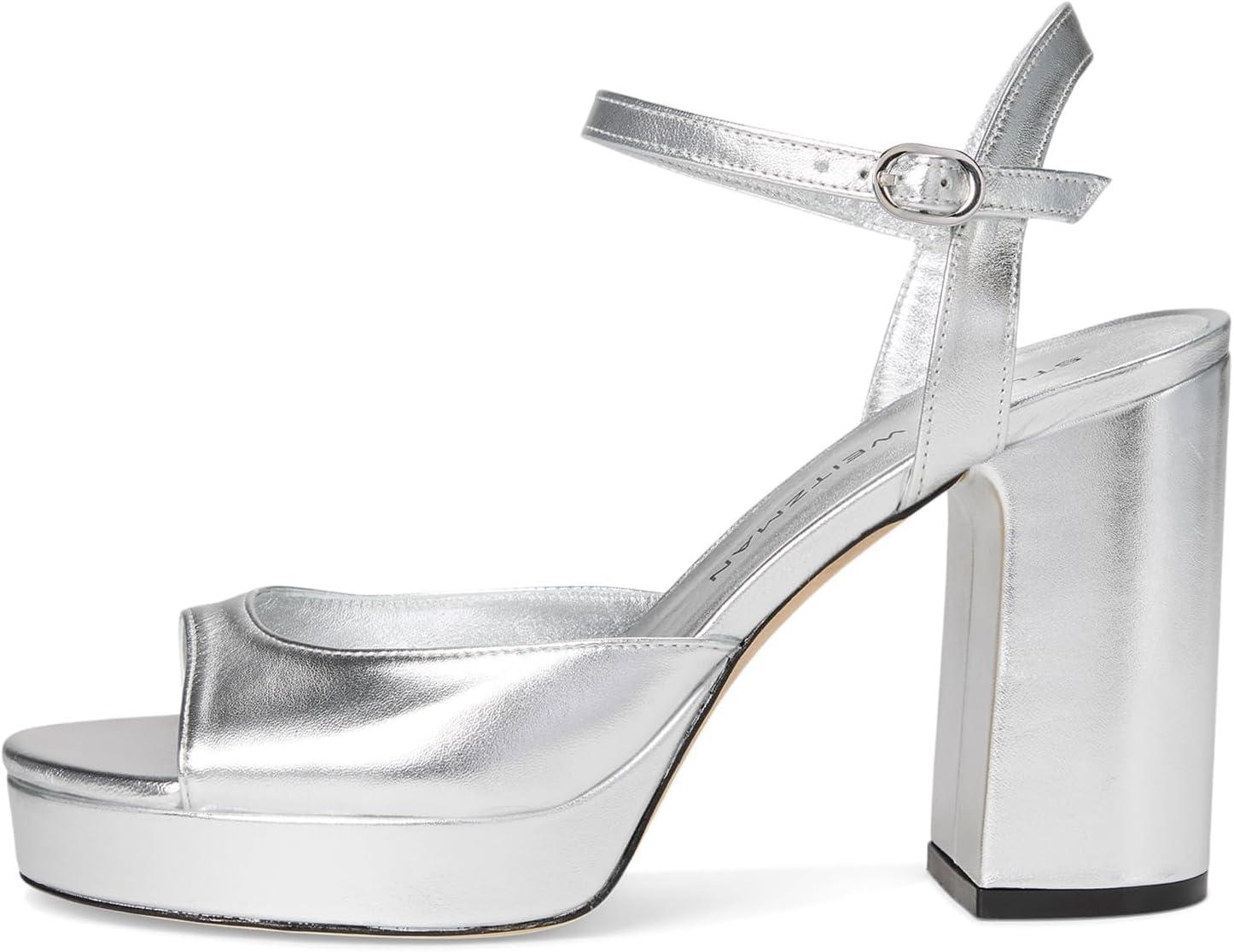 image:imageStuart Weitzman Womens Dayna Ii PlatformSilver