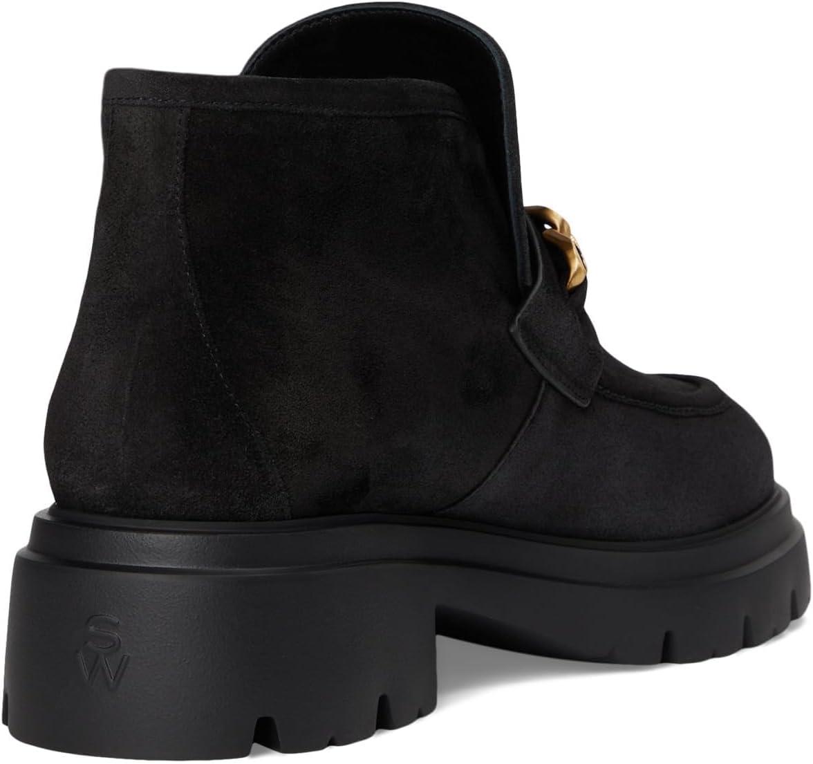 image:imageStuart Weitzman Womens Soluxe Hudson Chukka LoaferBlack