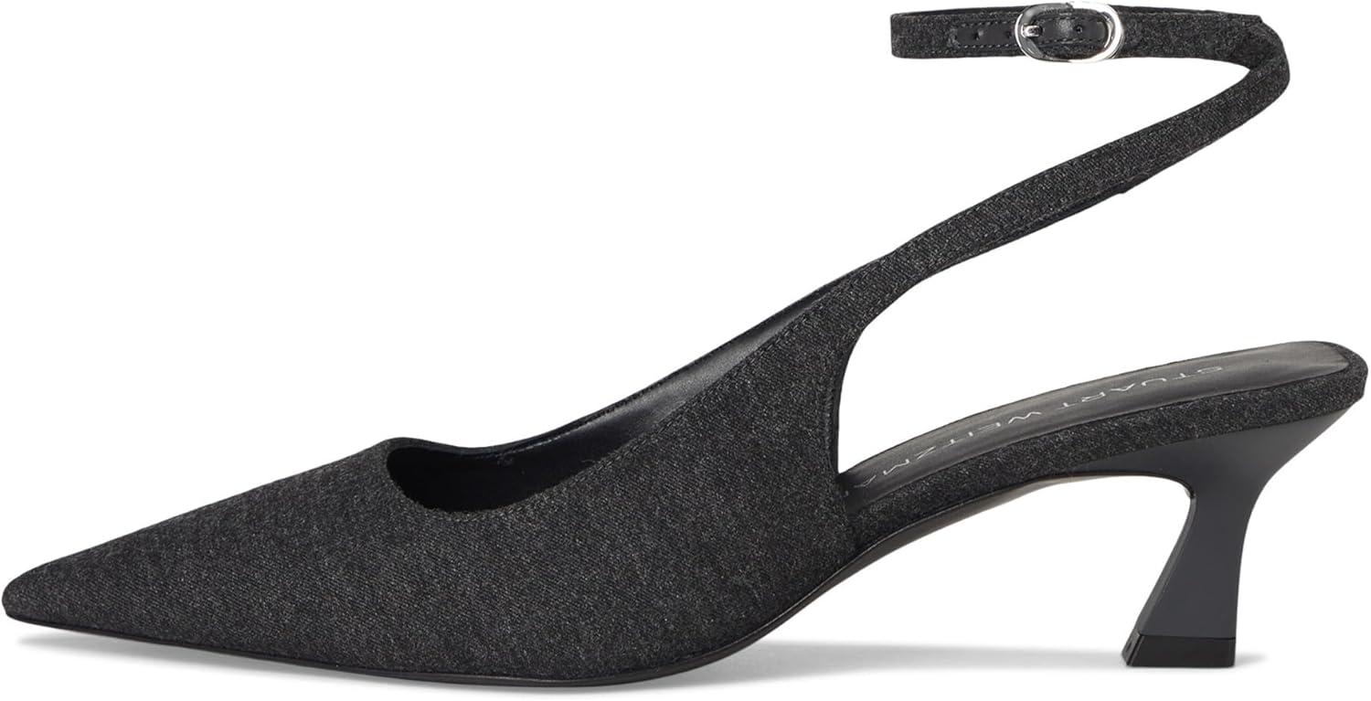 image:imageStuart Weitzman Womens Vinnie 50 Strap PumpCharcoal