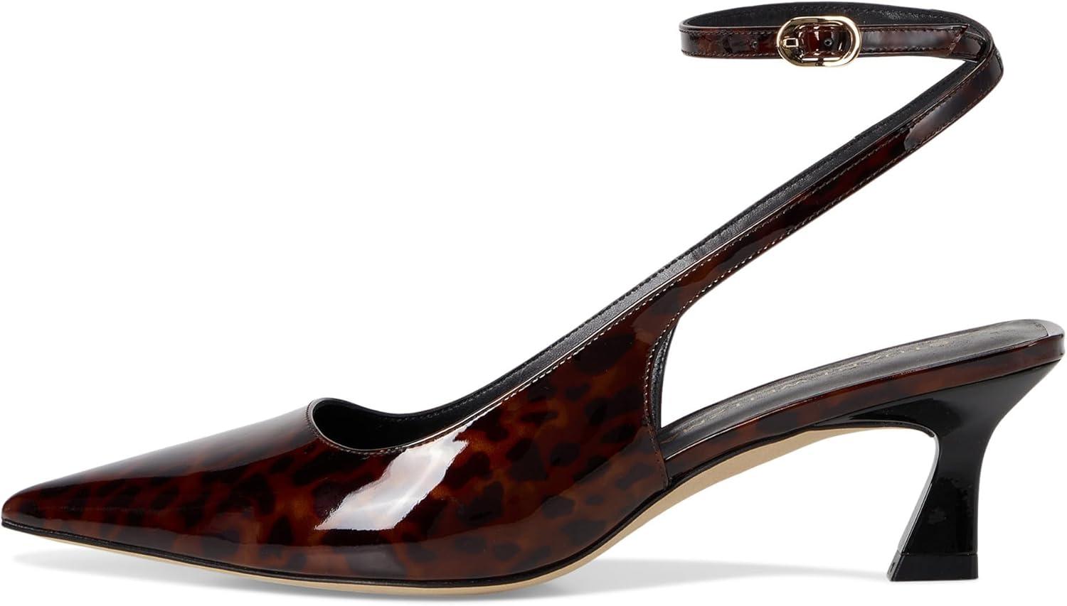 image:imageStuart Weitzman Womens Vinnie 50 Strap PumpDark Brown
