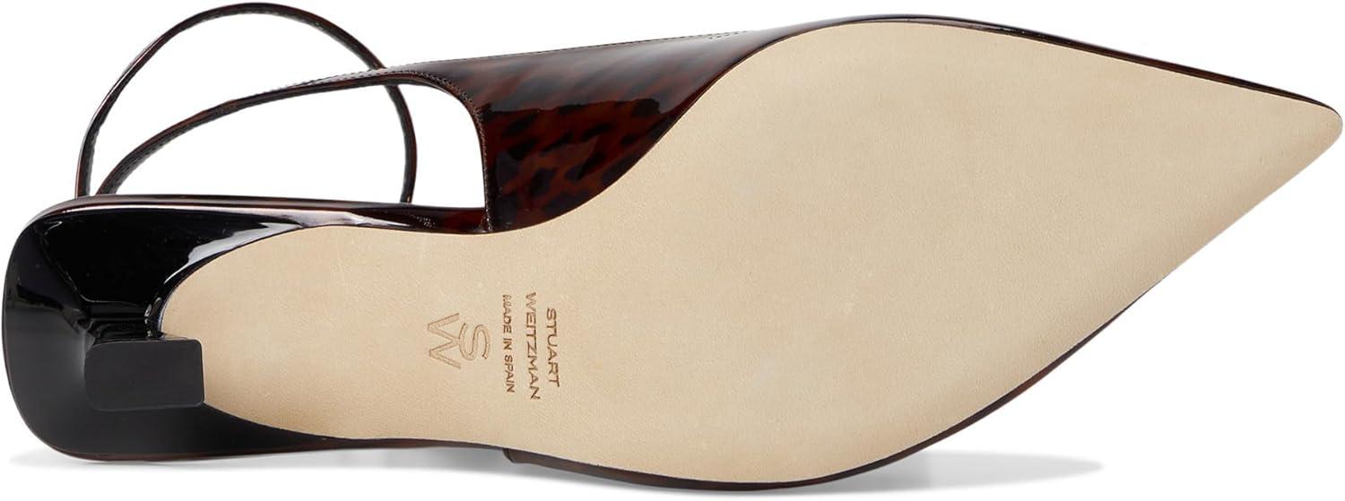 image:imageStuart Weitzman Womens Vinnie 50 Strap PumpDark Brown