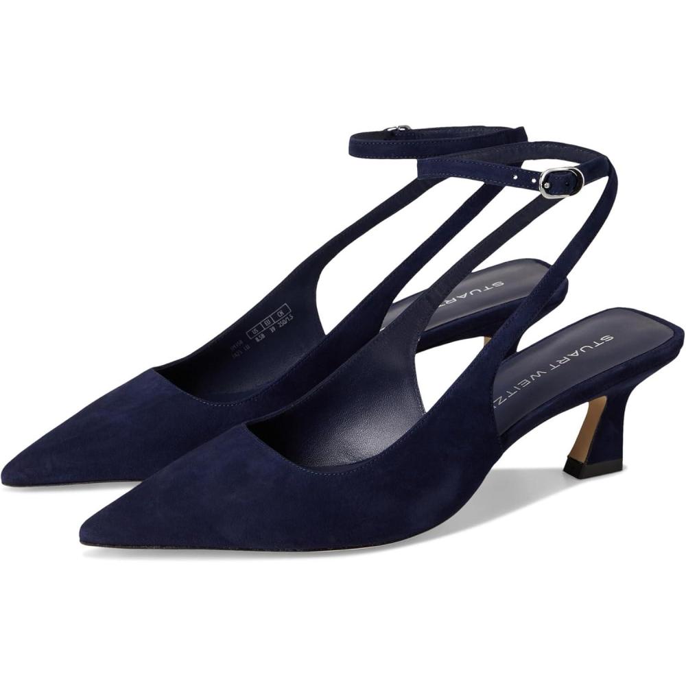 image:imageStuart Weitzman Womens Vinnie 50 Strap PumpNice Blue
