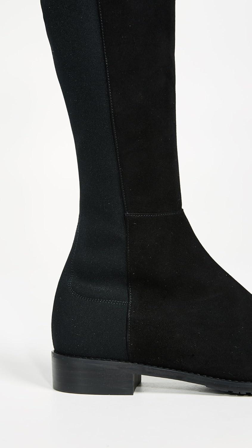 image:imageStuart Weitzman Womens 5050 Flat BootsBlack