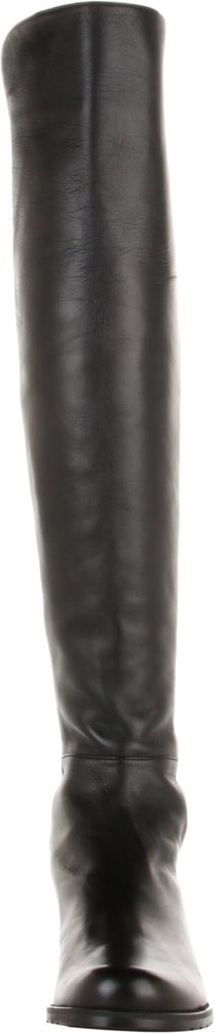 image:imageStuart Weitzman Womens 5050 Flat BootsBlack Nappa