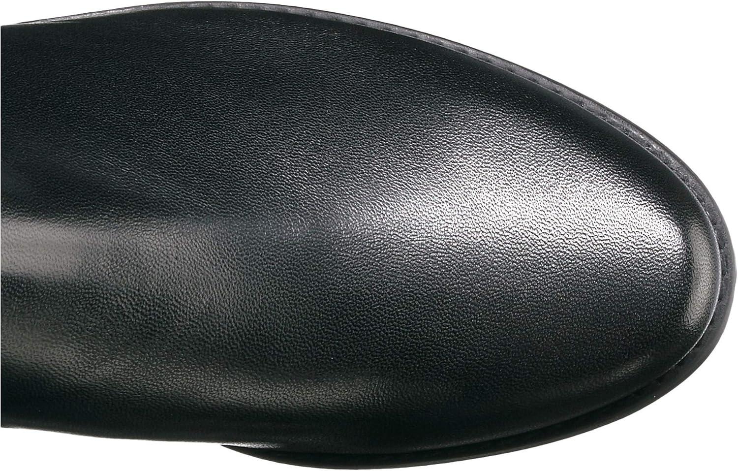 image:imageStuart Weitzman Womens 5050 Flat BootsBlack NappaStretch Gabardine