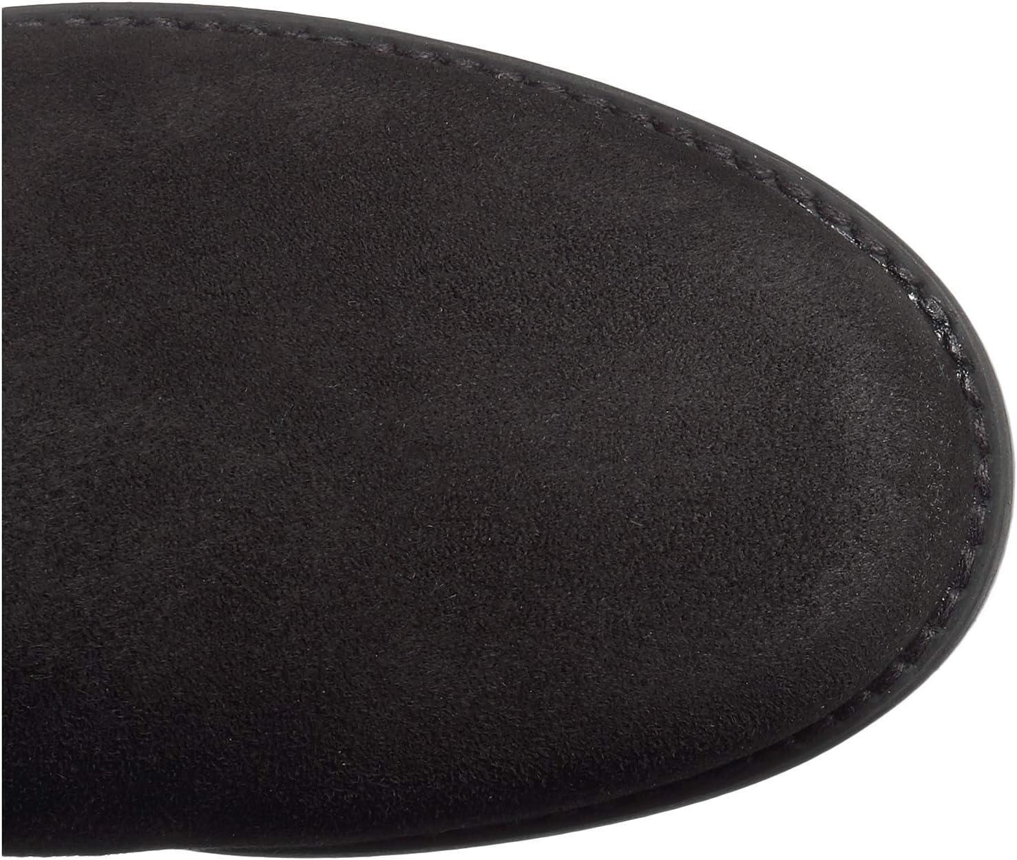 image:imageStuart Weitzman Womens 5050 Flat BootsBlack SuedeStretch Gabardine
