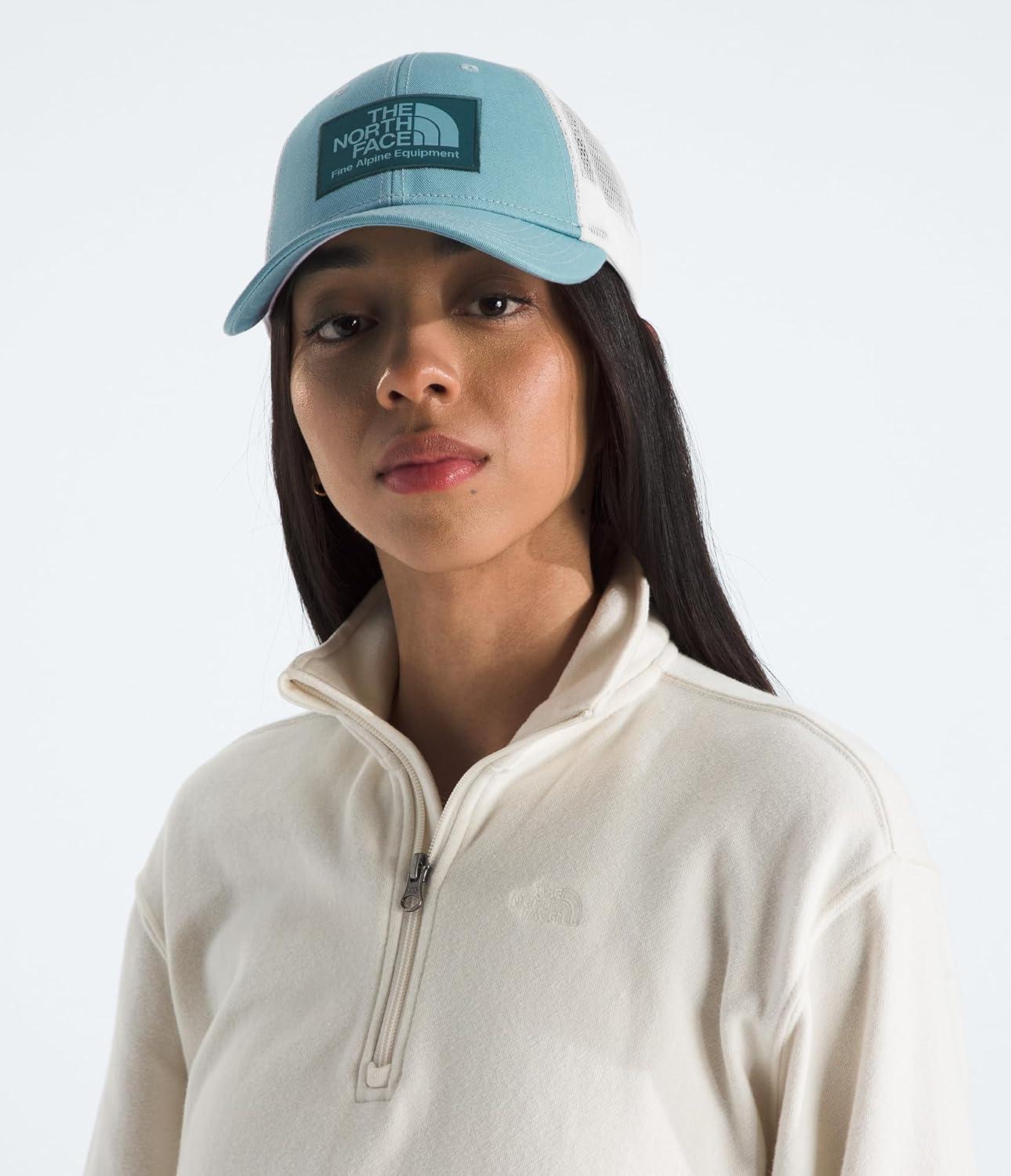 image:imageTHE NORTH FACE Mudder Trucker Baseball Cap Classic Fit Snapback Hat for Men ampamp Women With Flashdry Sweatband BreathableBlue EclipseSpace