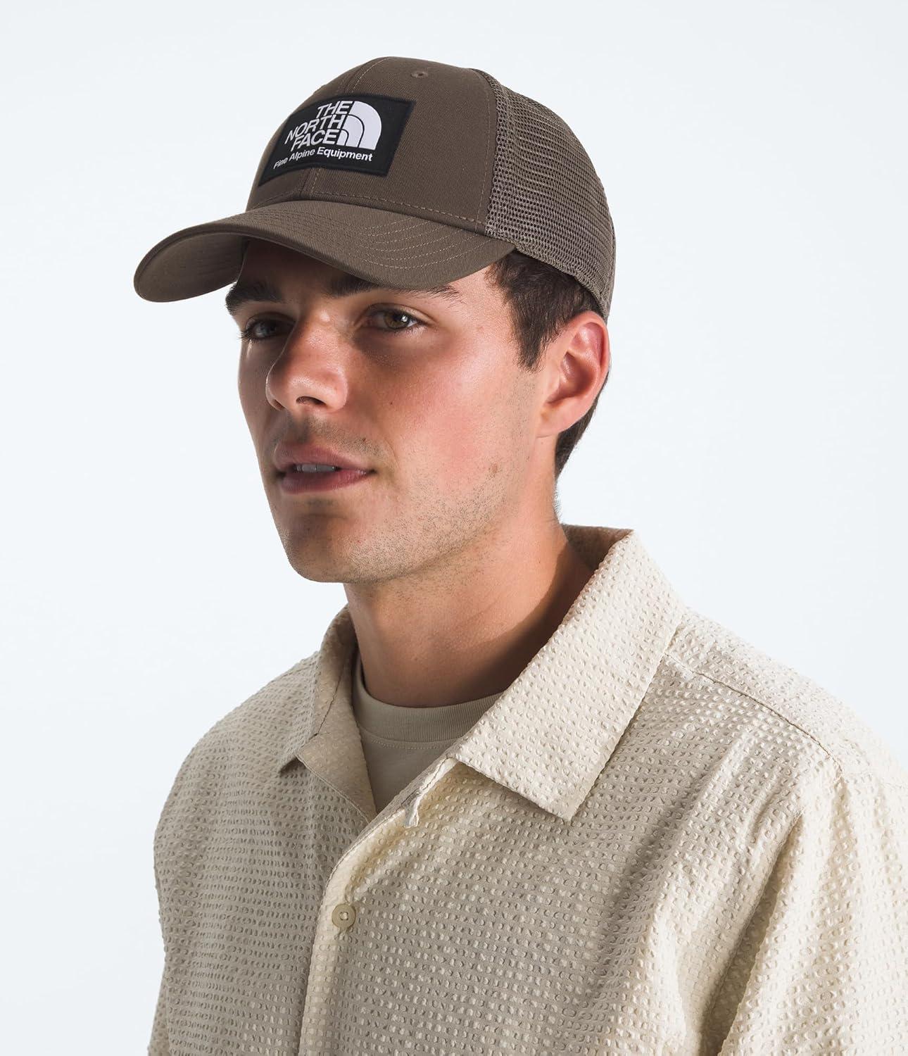 image:imageTHE NORTH FACE Mudder Trucker Baseball Cap Classic Fit Snapback Hat for Men ampamp Women With Flashdry Sweatband BreathableSmokey BrownMocha Brown