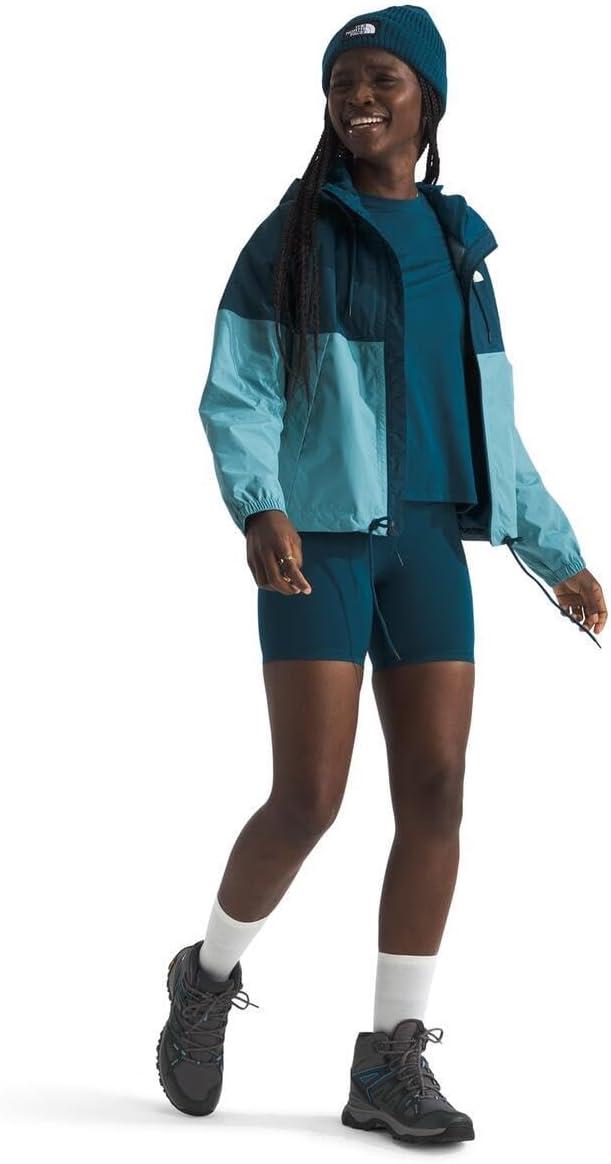 image:imageTHE NORTH FACE Womens Antora Rain Hoodie Standard and Plus SizeMidnight PetrolAlgae Blue