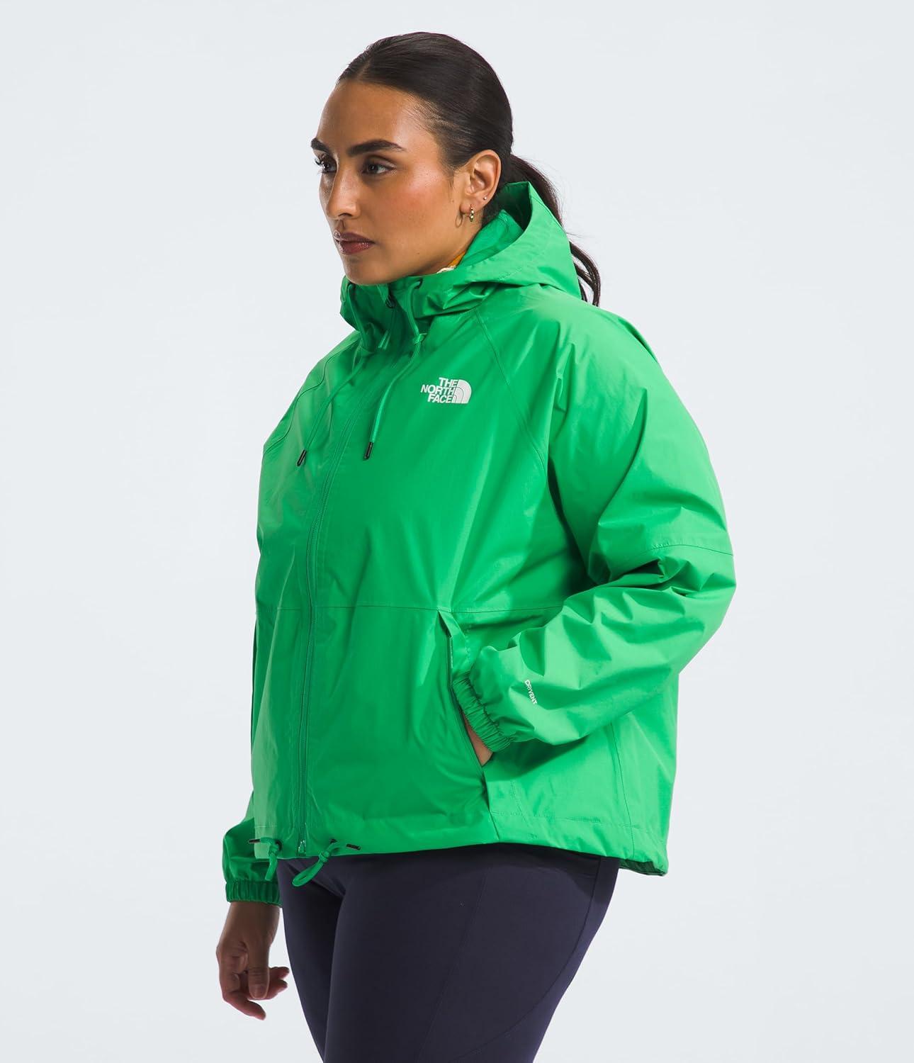 image:imageTHE NORTH FACE Womens Antora Rain Hoodie Standard and Plus SizeOptic Emerald