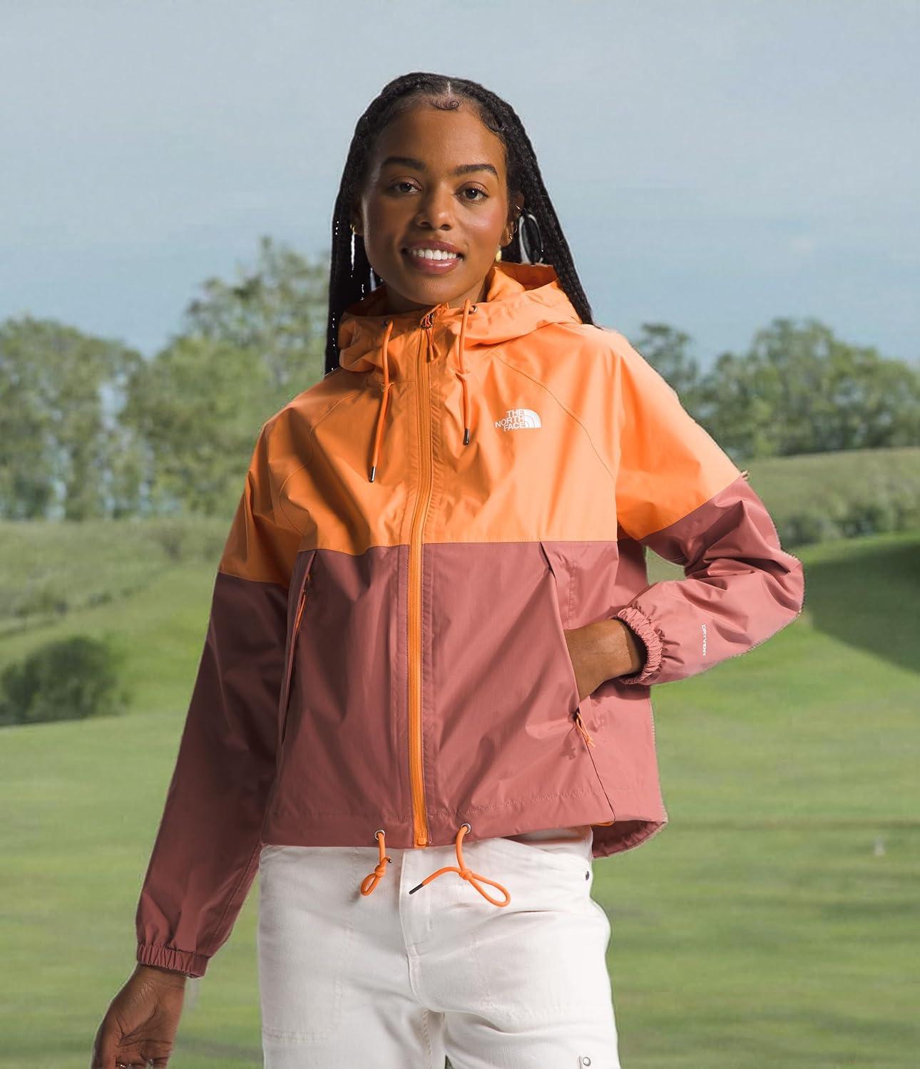 image:imageTHE NORTH FACE Womens Antora Rain Hoodie Standard and Plus SizePeach GraniteLight Mahogany