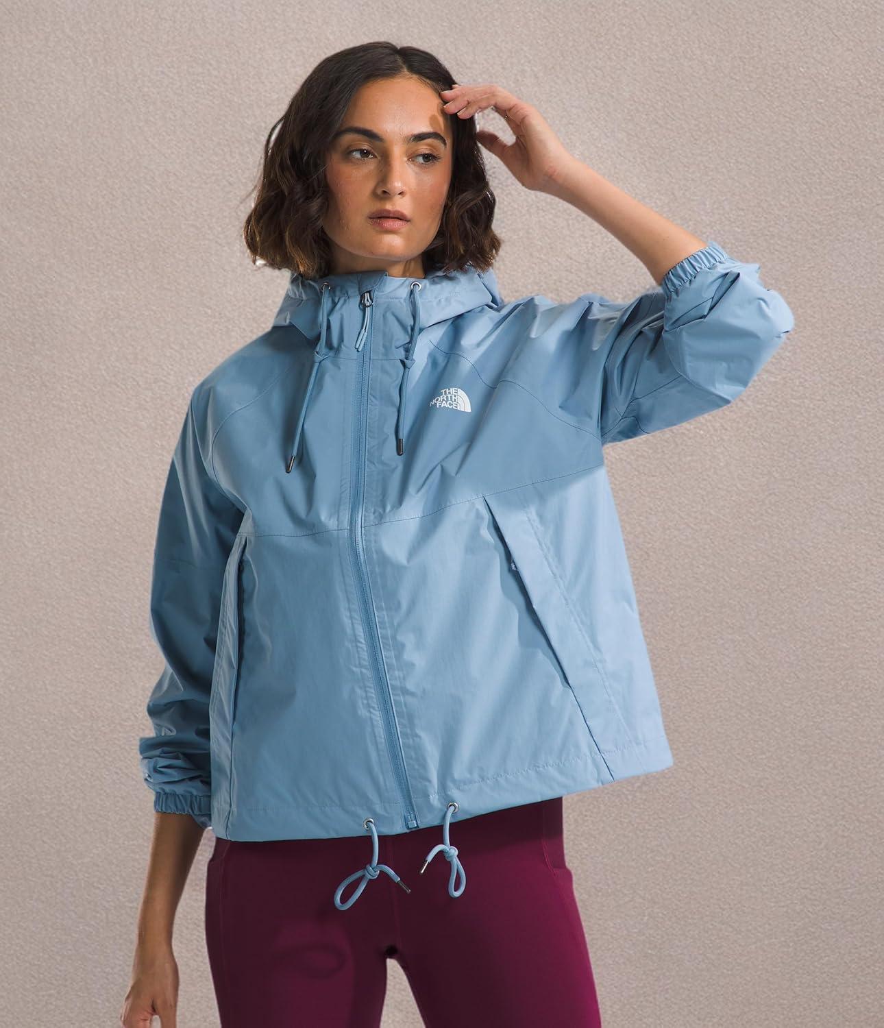 image:imageTHE NORTH FACE Womens Antora Rain Hoodie Standard and Plus SizeSteel Blue