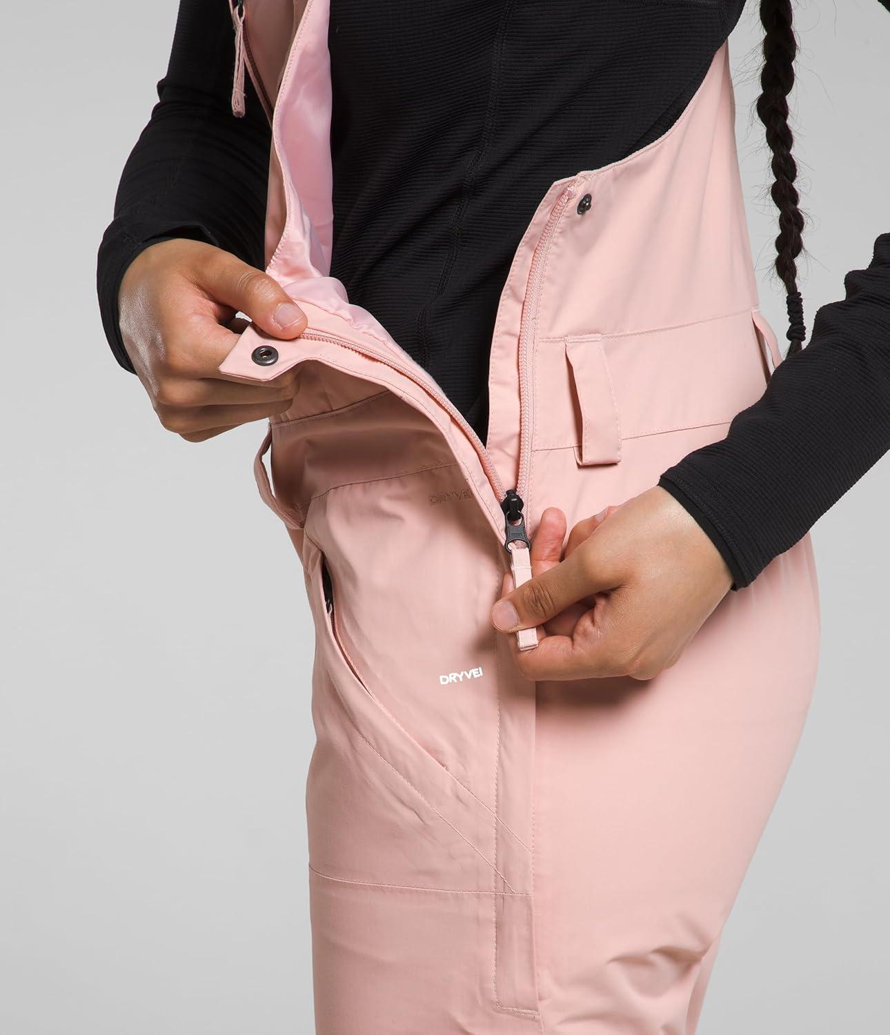 image:imageTHE NORTH FACE Womens Freedom Insulated Bib Standard and Plus SizePink Moss