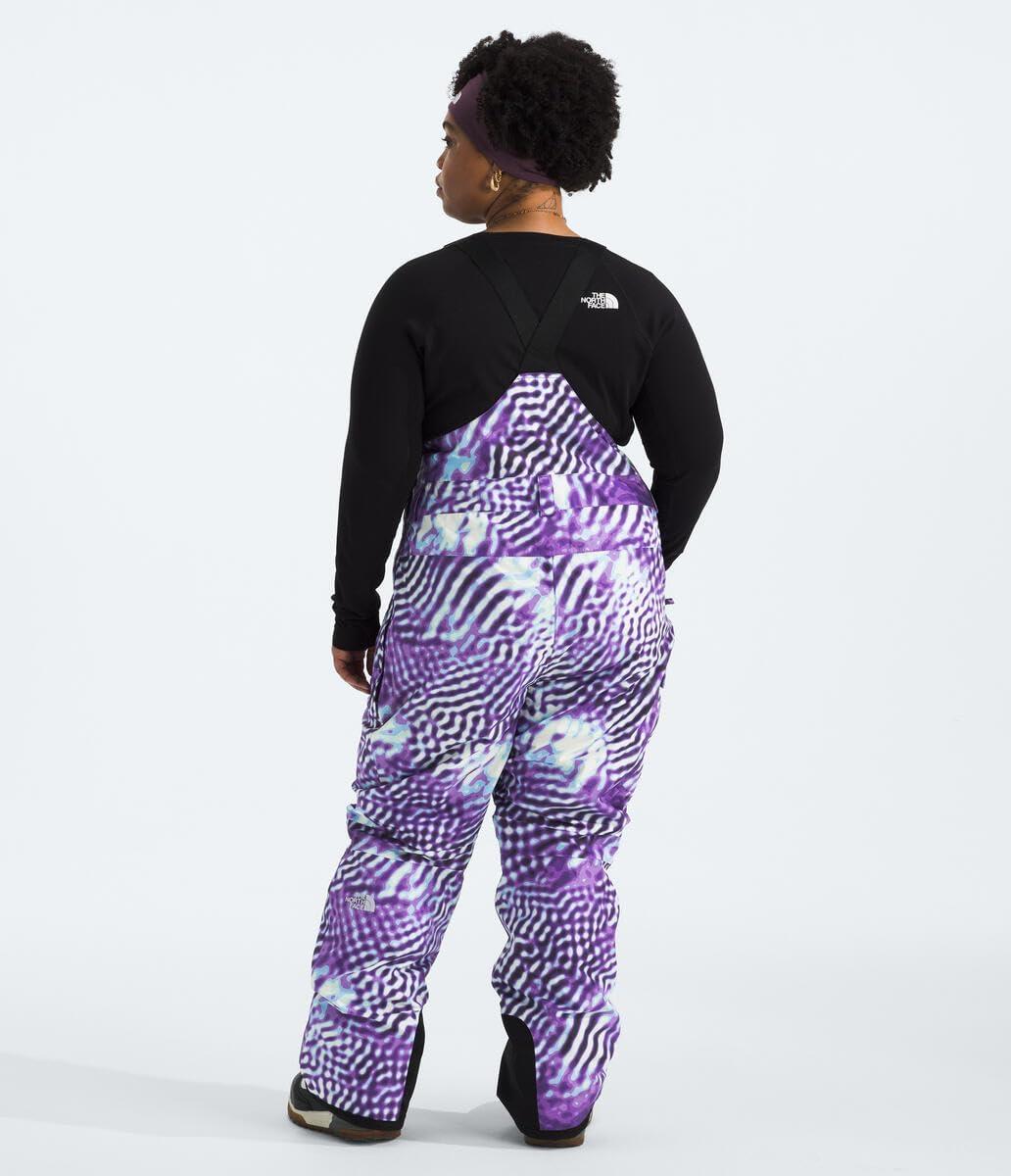 image:imageTHE NORTH FACE Womens Freedom Insulated Bib Standard and Plus SizeTnf Purple the Lift Print