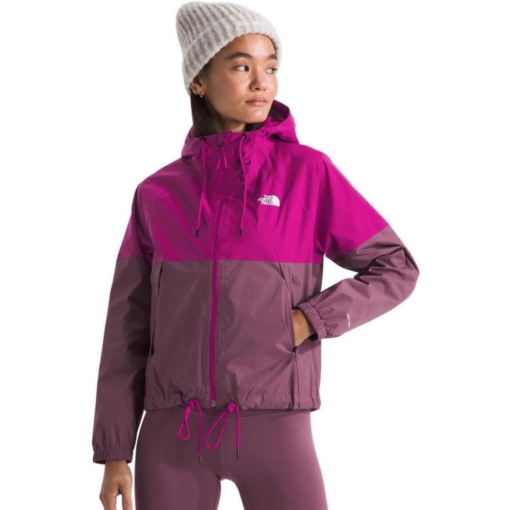 image:imageTHE NORTH FACE Womens Antora Rain Hoodie Standard and Plus SizeDeep MulberryMidnight Mauve