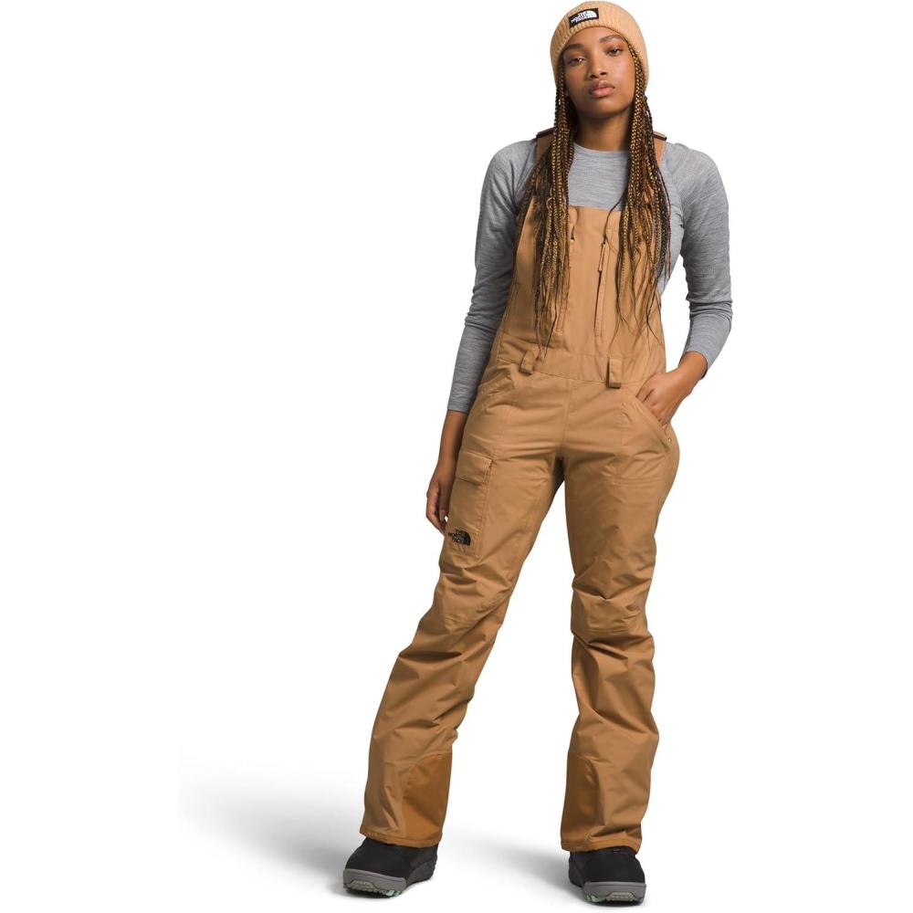 image:imageTHE NORTH FACE Womens Freedom Insulated Bib Standard and Plus SizeAlmond Butter