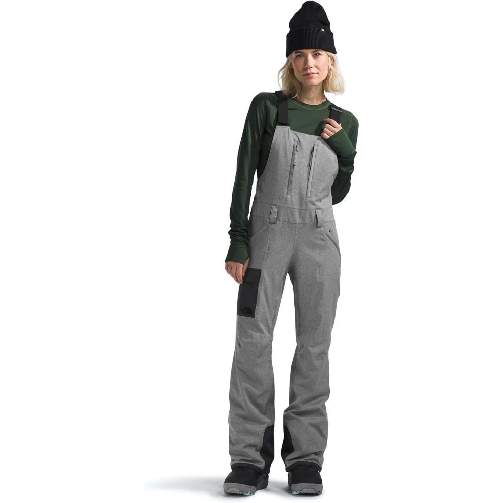image:imageTHE NORTH FACE Womens Freedom Insulated Bib Standard and Plus SizeTnf Medium Grey Heather