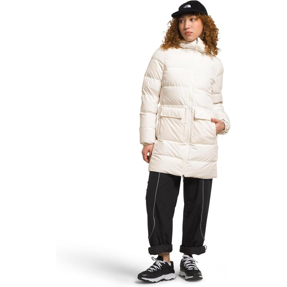image:imageTHE NORTH FACE Womens Insulated Gotham ParkaGardenia White 1