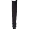Stuart Weitzman Women’s 5050 Flat Boots(Black Suede/Stretch Gabardine)