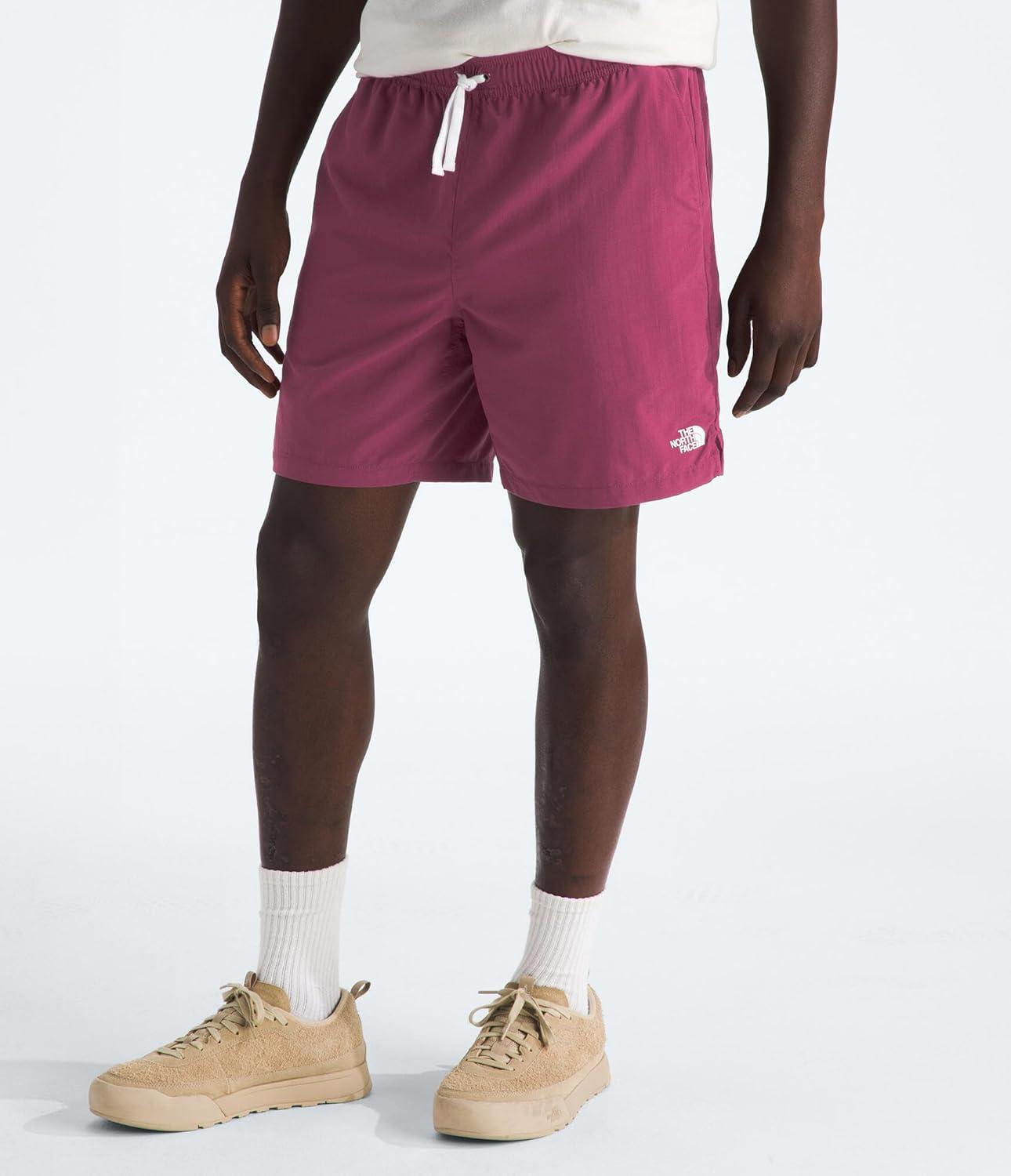 image:imageTHE NORTH FACE Mens Action Shorts 20 Lightweight ampamp Breathable Nylon Shorts With Flashdry Technology ampamp Adjustable DrawcordCyber Berry
