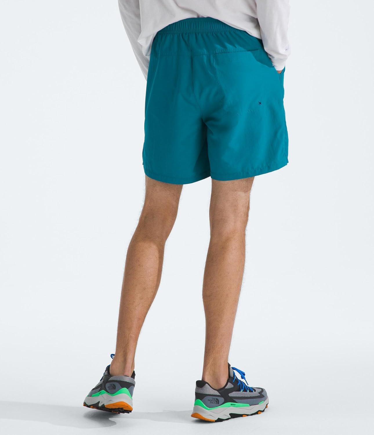 image:imageTHE NORTH FACE Mens Action Shorts 20 Lightweight ampamp Breathable Nylon Shorts With Flashdry Technology ampamp Adjustable DrawcordDigital Steel