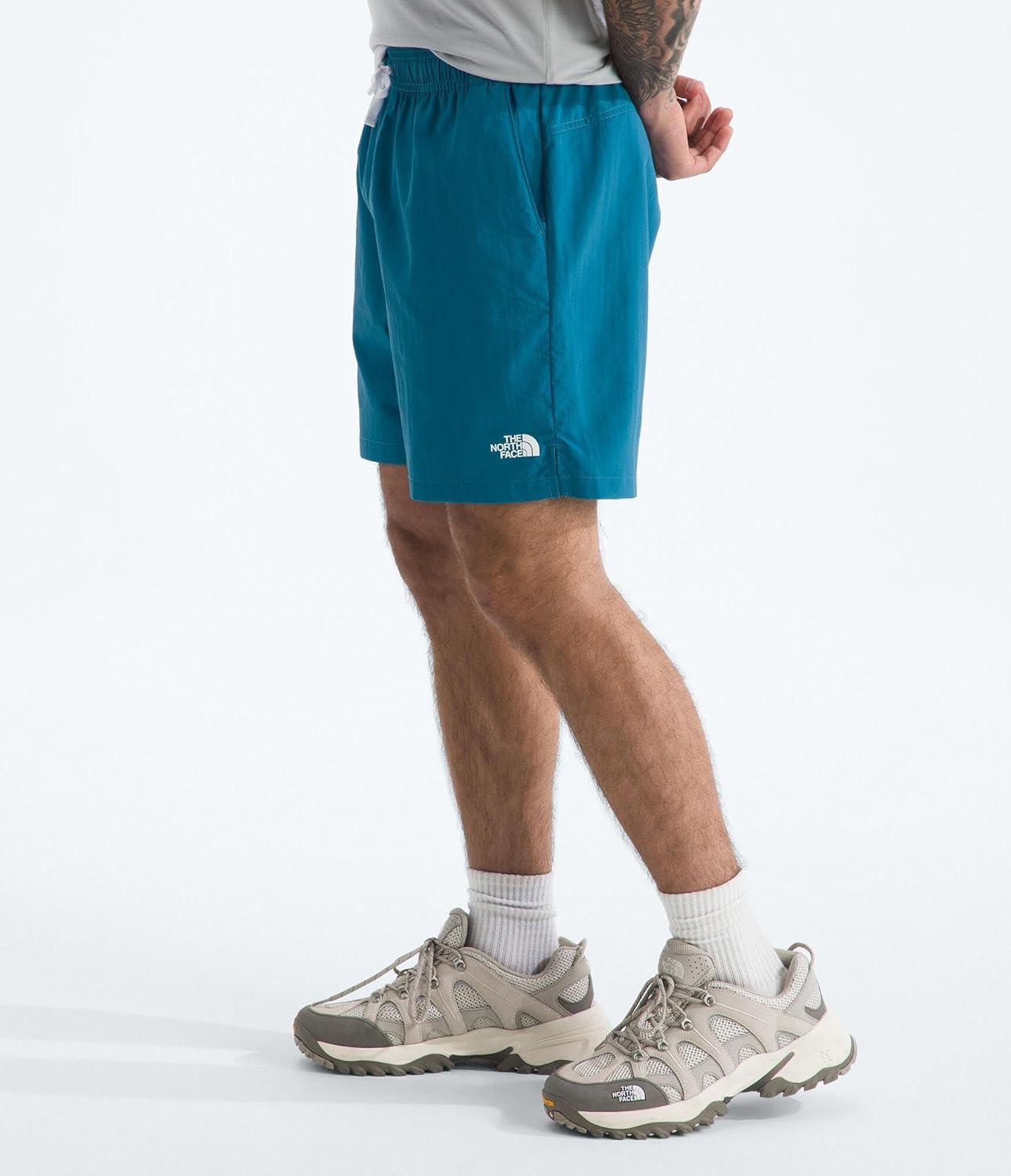 image:imageTHE NORTH FACE Mens Action Shorts 20 Lightweight ampamp Breathable Nylon Shorts With Flashdry Technology ampamp Adjustable DrawcordDusk Blue