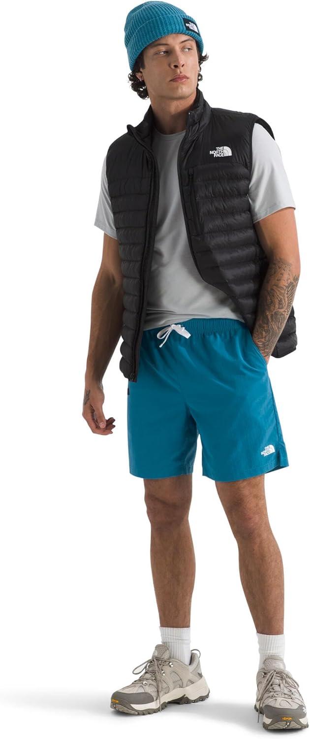 image:imageTHE NORTH FACE Mens Action Shorts 20 Lightweight ampamp Breathable Nylon Shorts With Flashdry Technology ampamp Adjustable DrawcordDusk Blue