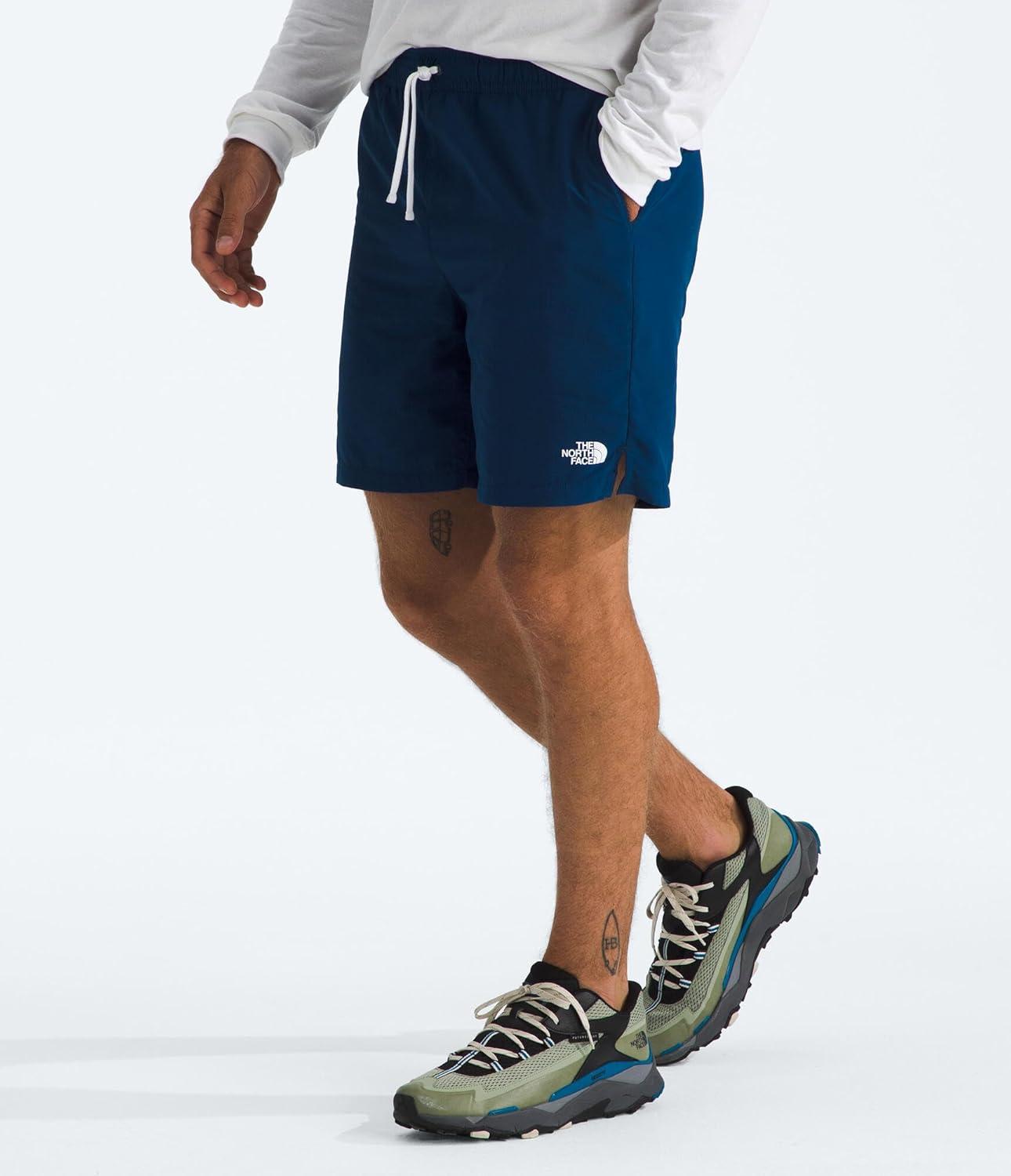 image:imageTHE NORTH FACE Mens Action Shorts 20 Lightweight ampamp Breathable Nylon Shorts With Flashdry Technology ampamp Adjustable DrawcordEstate Blue