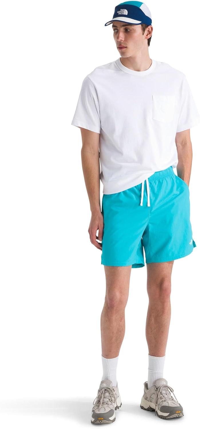 image:imageTHE NORTH FACE Mens Action Shorts 20 Lightweight ampamp Breathable Nylon Shorts With Flashdry Technology ampamp Adjustable DrawcordGalactic Blue