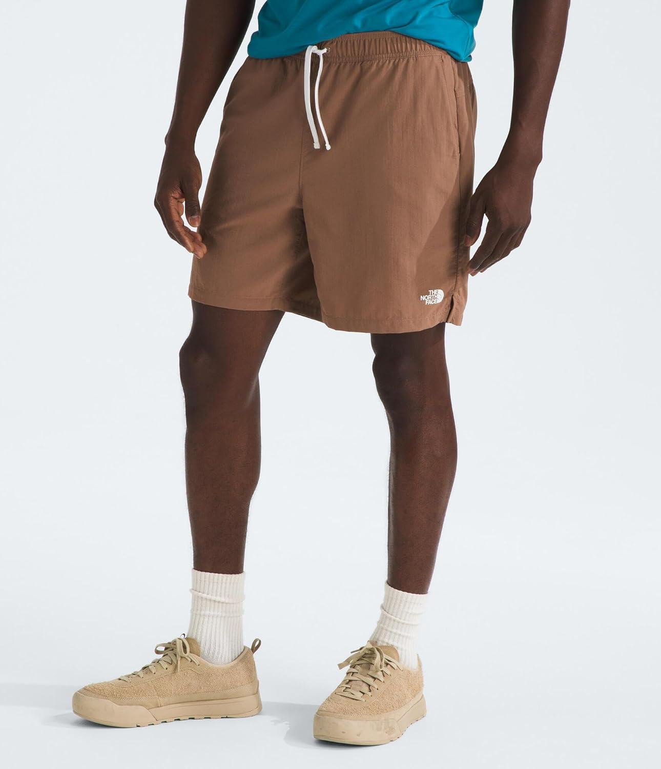 image:imageTHE NORTH FACE Mens Action Shorts 20 Lightweight ampamp Breathable Nylon Shorts With Flashdry Technology ampamp Adjustable DrawcordLatte