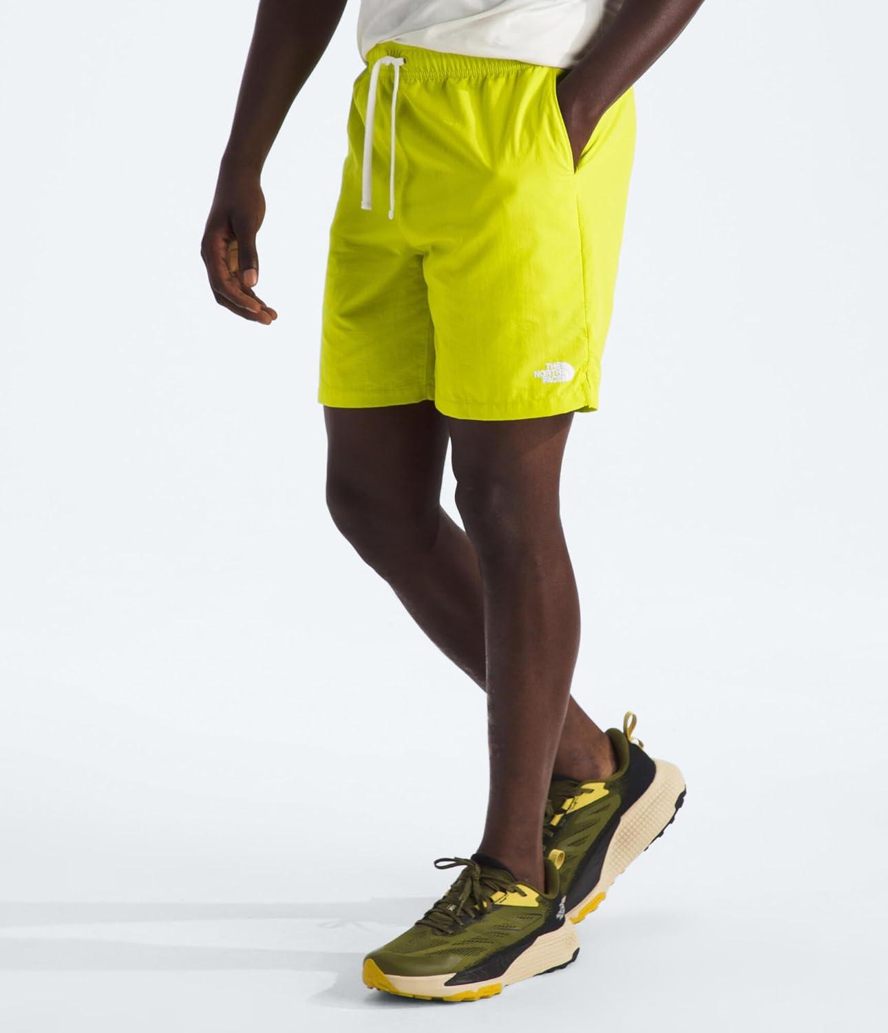 image:imageTHE NORTH FACE Mens Action Shorts 20 Lightweight ampamp Breathable Nylon Shorts With Flashdry Technology ampamp Adjustable DrawcordSulphur Spring Green