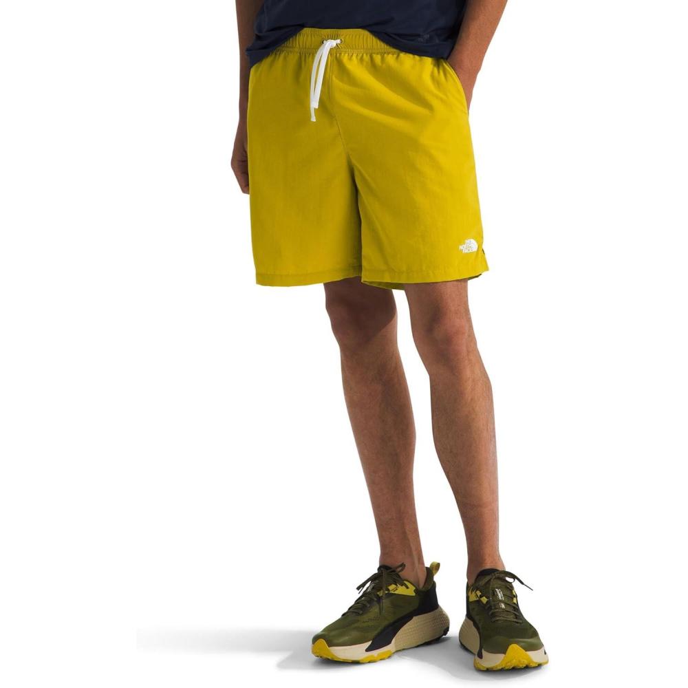 image:imageTHE NORTH FACE Mens Action Shorts 20 Lightweight ampamp Breathable Nylon Shorts With Flashdry Technology ampamp Adjustable DrawcordDijon Yellow