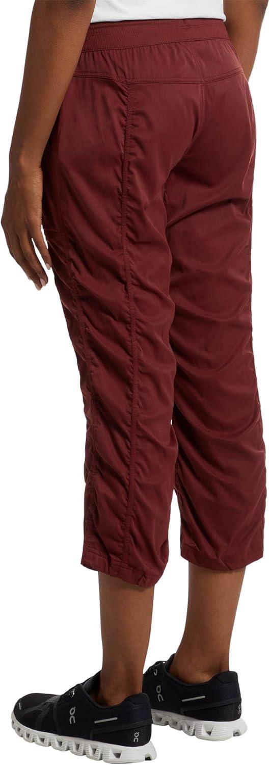 image:imageTHE NORTH FACE Womens Aphrodite 20 Capri Moisture Wicking Jogger Pants Water Repellent UPF 40 Rib Knit WaistbandSumac