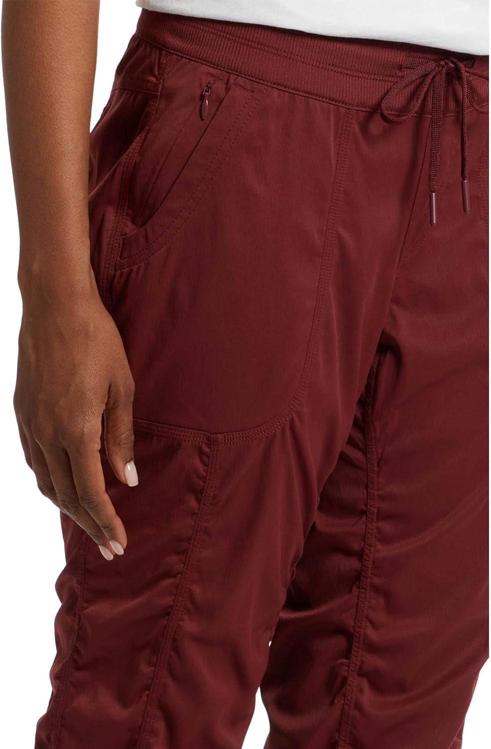 image:imageTHE NORTH FACE Womens Aphrodite 20 Capri Moisture Wicking Jogger Pants Water Repellent UPF 40 Rib Knit WaistbandSumac