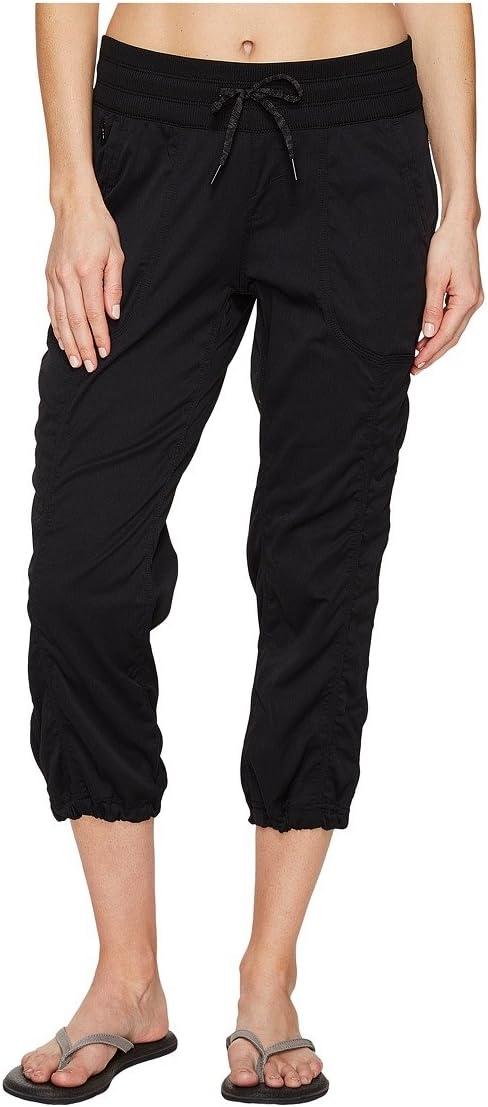 image:imageTHE NORTH FACE Womens Aphrodite 20 Capri Moisture Wicking Jogger Pants Water Repellent UPF 40 Rib Knit WaistbandTnf Black