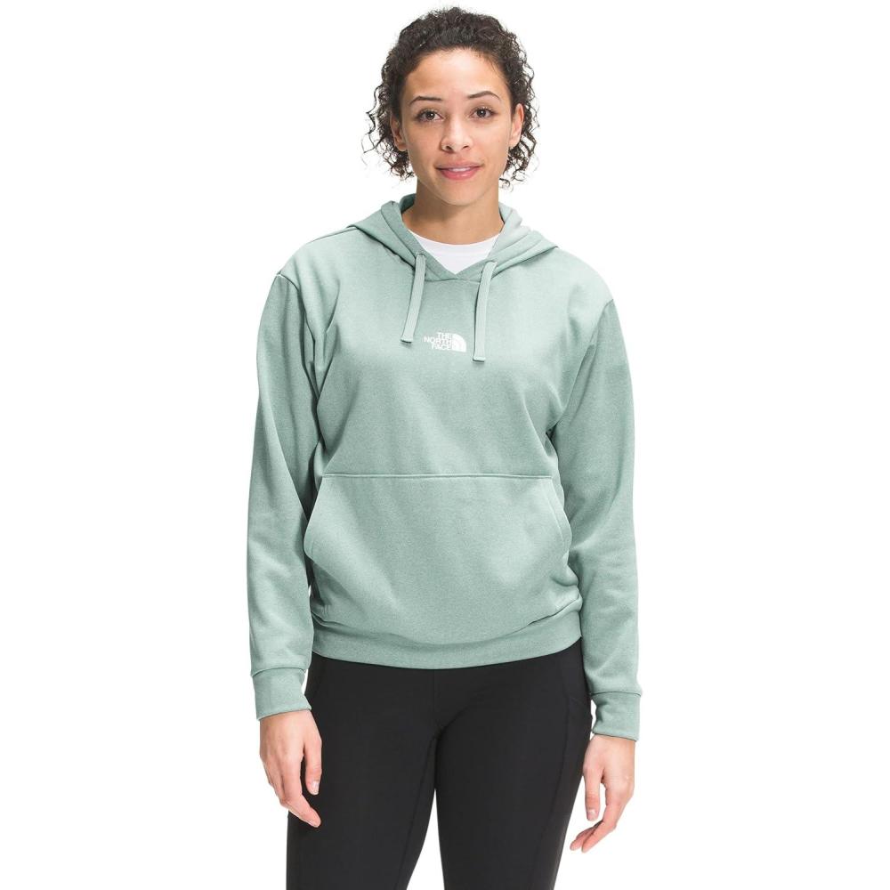 image:imageTHE NORTH FACE Womens Half Dome Pullover Hoodie Sweatshirt Standard and Plus SizeJadeite Green HeatherTnf White Logo