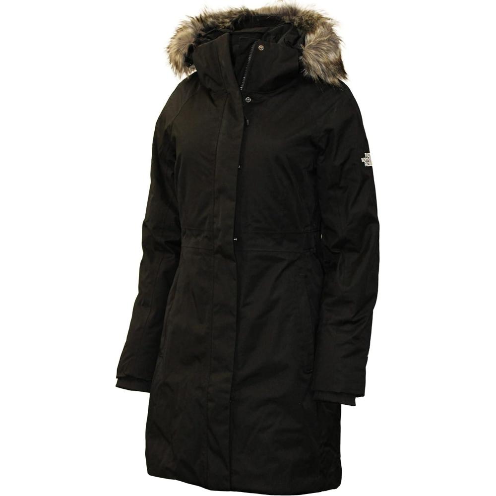 image:imageThe North Face Womens Arctic Parka Standard ampamp Plus SizeTnf Black White LogoBlack