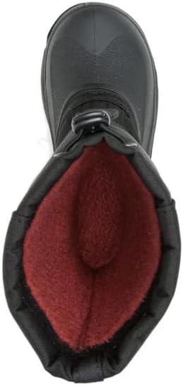 image:imageKamik Rocket Insulated Snow Boots Waterproof Upper for Kids Snow Boots Adjustable Collar ampamp Lace LockBlack
