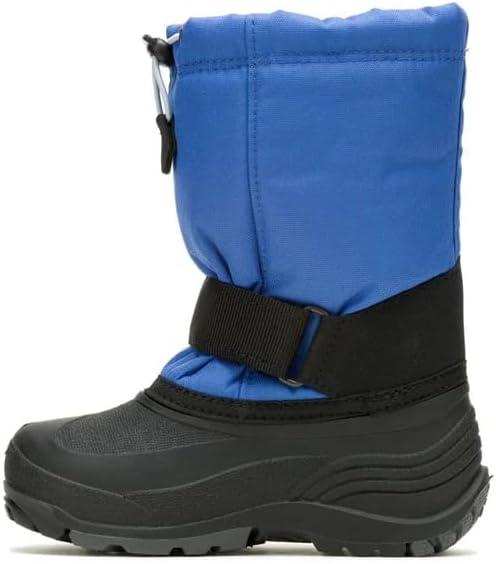 image:imageKamik Rocket Insulated Snow Boots Waterproof Upper for Kids Snow Boots Adjustable Collar ampamp Lace LockMid Blue