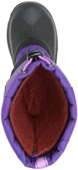 image:imageKamik Rocket Insulated Snow Boots Waterproof Upper for Kids Snow Boots Adjustable Collar ampamp Lace LockPurpleOrchid