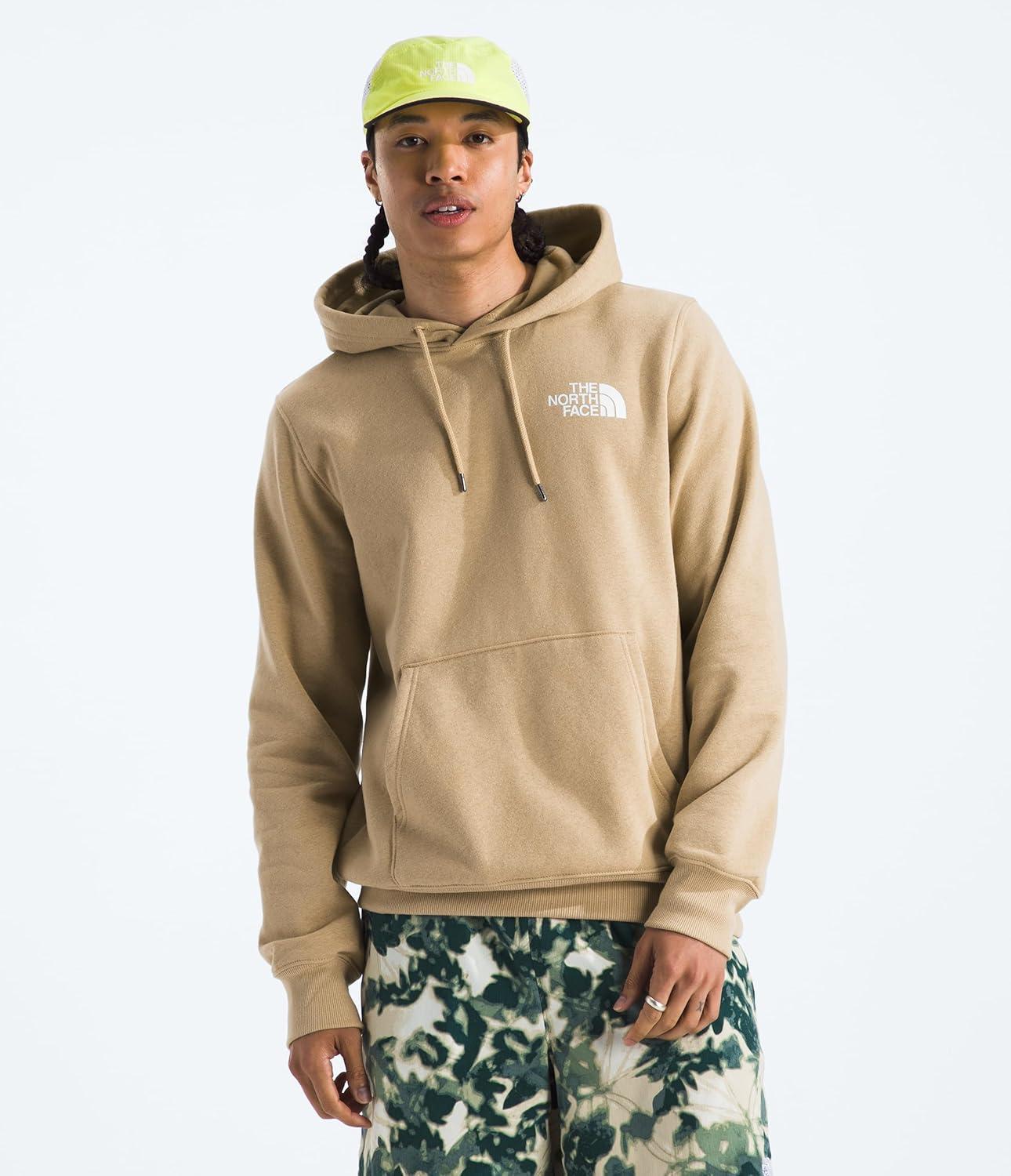 image:imageTHE NORTH FACE Mens Box NSE Pullover Hoodie Standard and Big SizeKhaki Stone