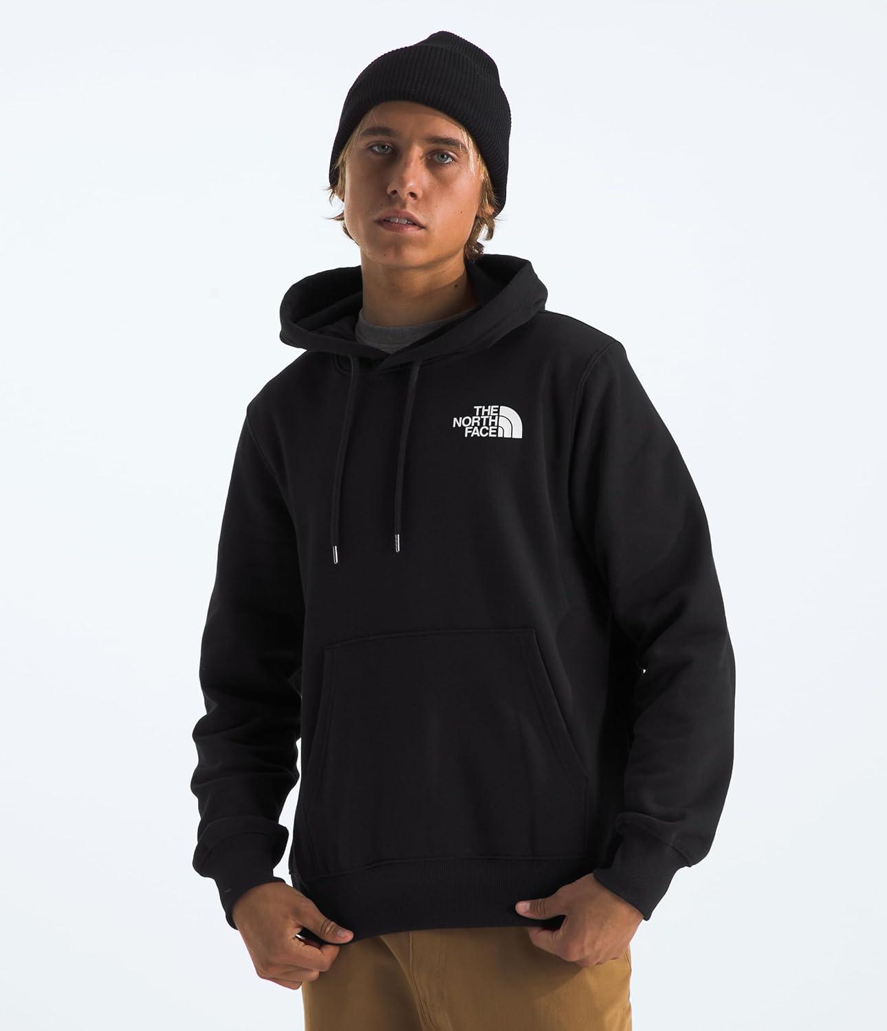 image:imageTHE NORTH FACE Mens Box NSE Pullover Hoodie Standard and Big SizeTnf BlackSummit Gold