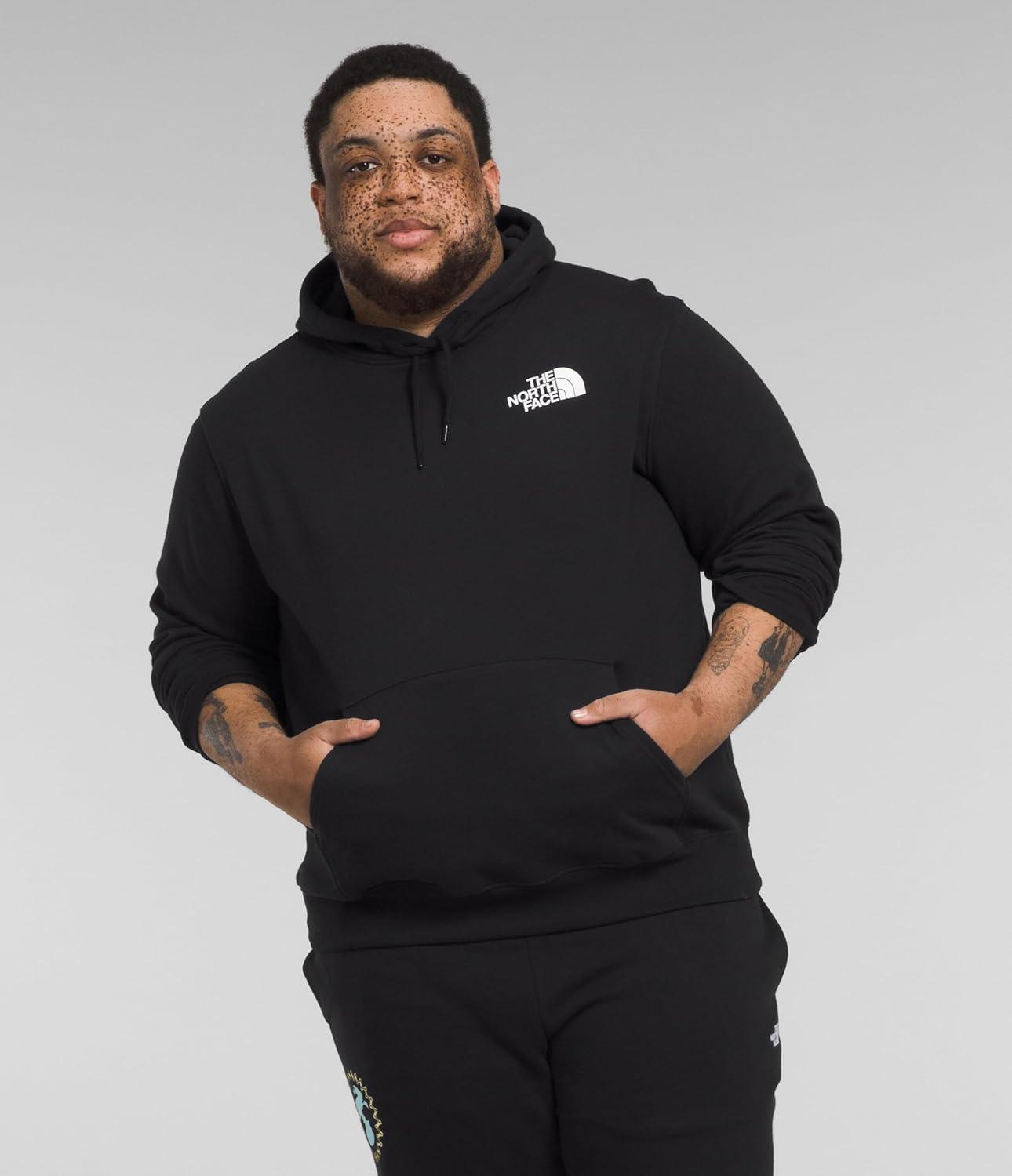 image:imageTHE NORTH FACE Mens Box NSE Pullover Hoodie Standard and Big SizeTnf BlackTnf White 2