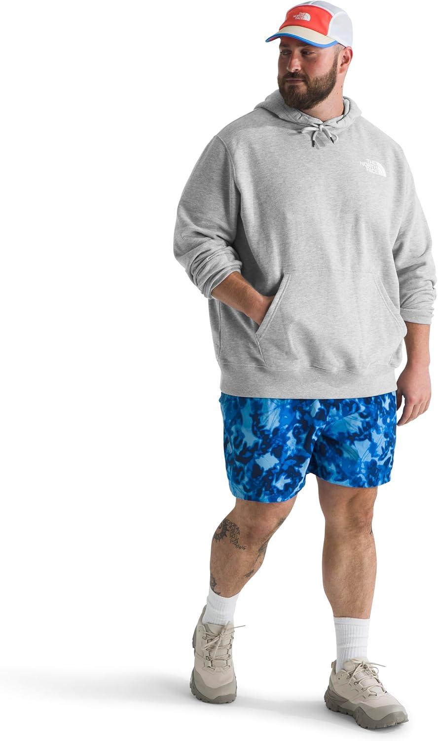 image:imageTHE NORTH FACE Mens Box NSE Pullover Hoodie Standard and Big SizeTnf Light Grey Heather