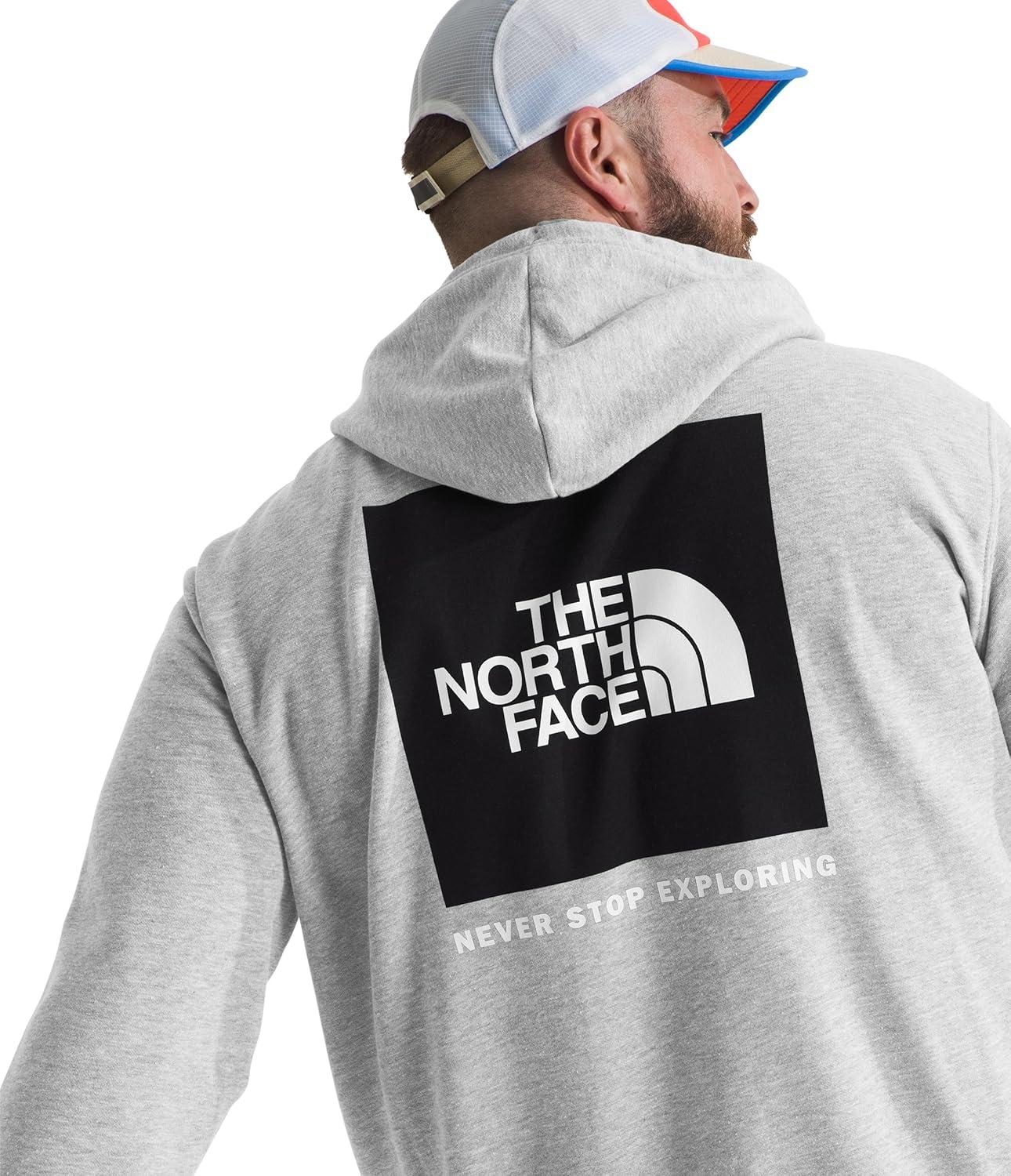 image:imageTHE NORTH FACE Mens Box NSE Pullover Hoodie Standard and Big SizeTnf Light Grey Heather