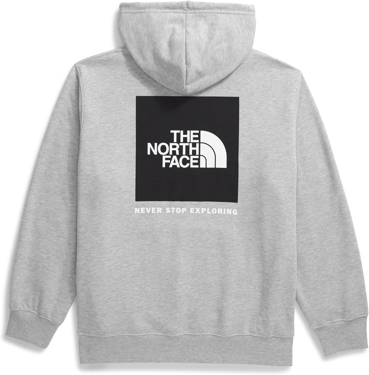 image:imageTHE NORTH FACE Mens Box NSE Pullover Hoodie Standard and Big SizeTnf Light Grey Heather